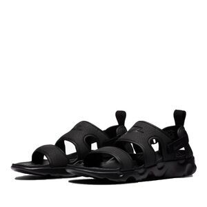 New! NIKE Women's Owaysis Sport Black Sandals Shoes Open-Toe Size 9